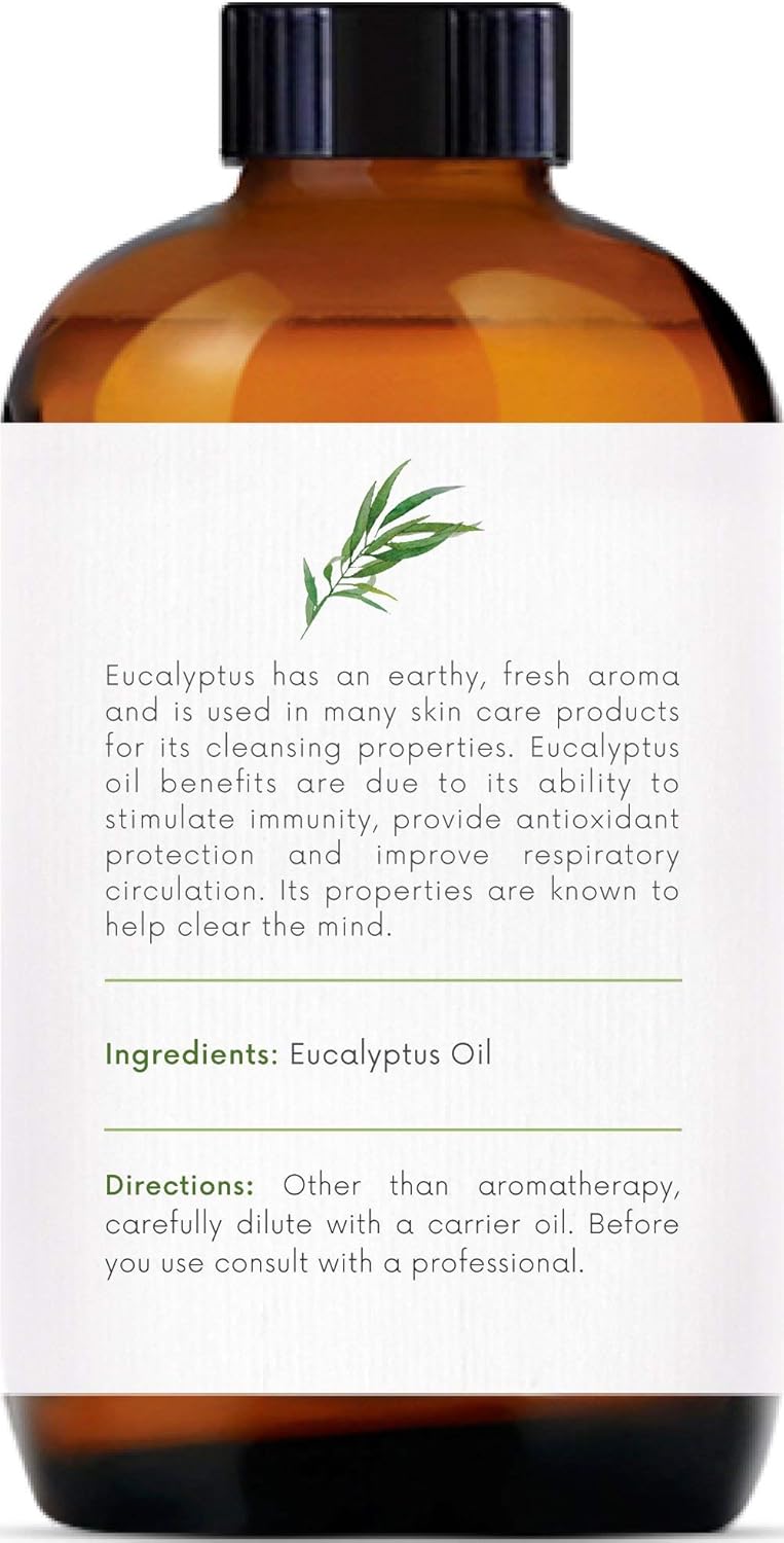 Handcraft Lavender Essential Oil - 100% Pure & Natural – Premium Therapeutic Grade with Premium Glass Dropper - Huge 4 fl. oz: Beauty