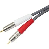BJC Silver-Plated Stereo Audio Cable, 6 Foot, Assembled in USA