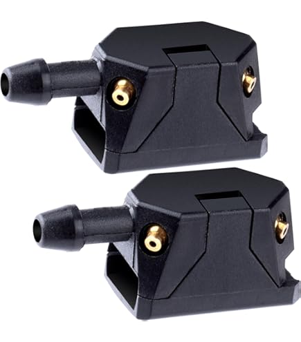 Amazon.com: X AUTOHAUX Windshield Washer Nozzles Spray Jet with