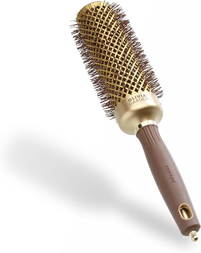 Olivia Garden Expert Blowout Speed Gold Brown 45 Ceramic Round Brush