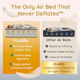 Huddle Never Deflate Luxury King Air Bed with Built-in Pump USB Nightlight view 4