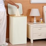 efluky 100L Laundry Basket with Lid Bamboo Handles Beige XL view 7
