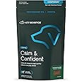 VetriScience Calm & Confident Chews, Composure Clinically Tested Calming Supplement for Dogs, Reduce Stress & Fear, Ideal for Thunderstorms, Fireworks & Travel, Chicken, 120 Count - New Look