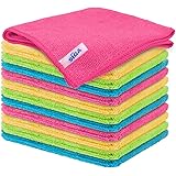 MR.SIGA Microfiber Cleaning Cloth,Pack of 12,Size:12.6" x 12.6"