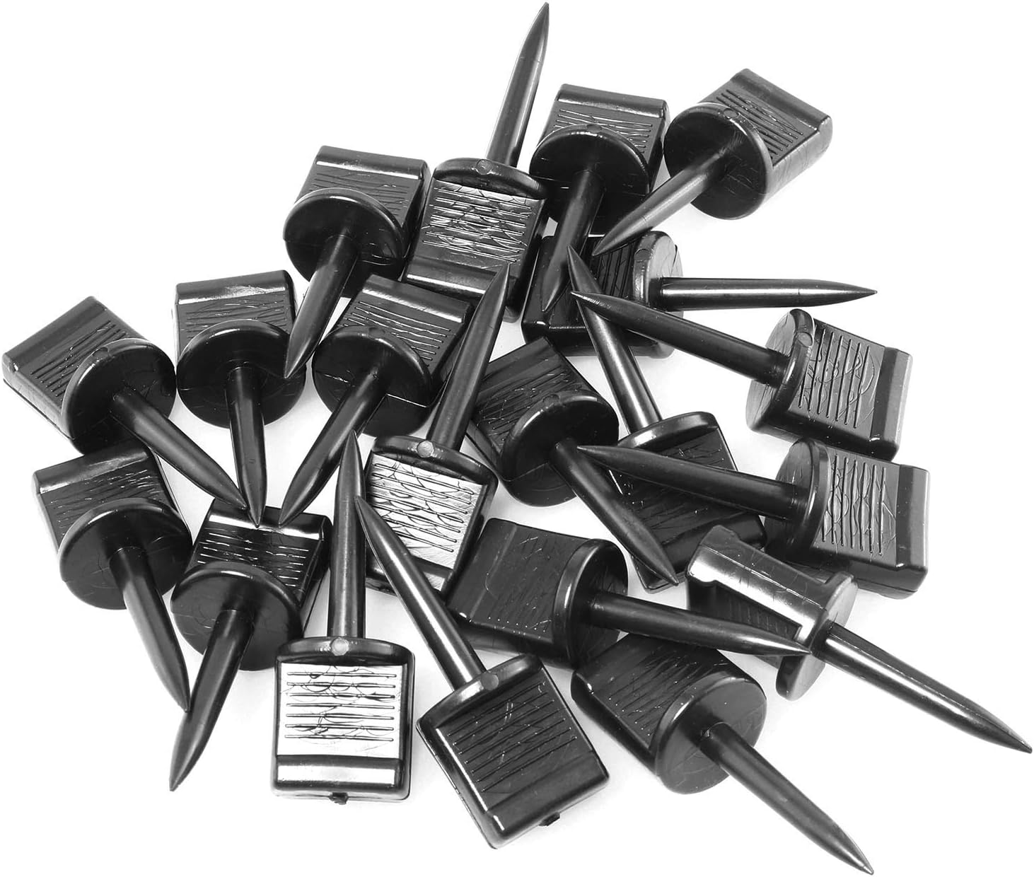 DGZZI Shooting Target Pin 20PCS Black Outdoor Plastic Archery Hunting Nails Aim Fixed for Target Papers : Sports & Outdoors