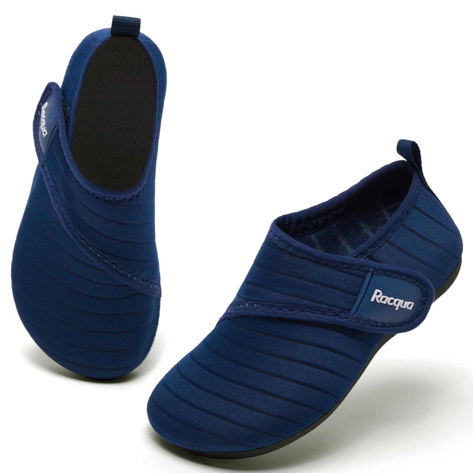 Photo 1 of Racqua Toddler Kids Water Shoes Non-Slip Swim Lightweigh Beach Aqua Quick Dry Pool Shoes for Boy's Girl's Blue 9-10