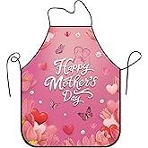 Bonieset Funny Seasonal Holiday Apron, Adjustable Kitchen Cooking Apron for Women Men BBQ Baking Gardening Party Supplies