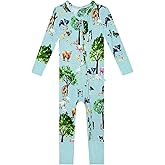 Posh Peanut Convertible Baby Sleepers - Boys Footless Baby Pajamas with 2 Way Zipper for Easy Diaper Changes
