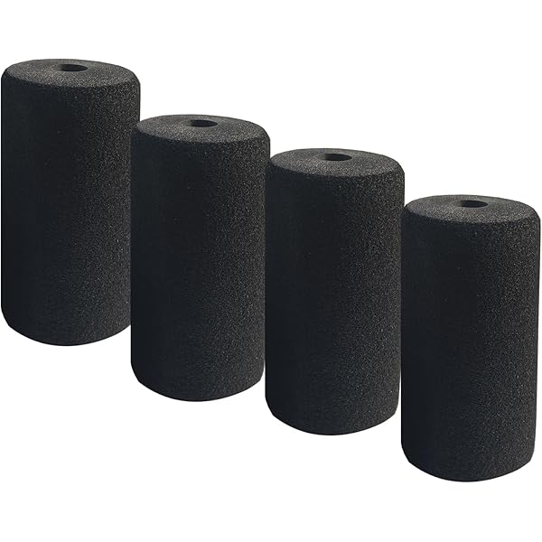 Yardwe 10pcs Roller Pad Replacement For Gym Equipment Sponge