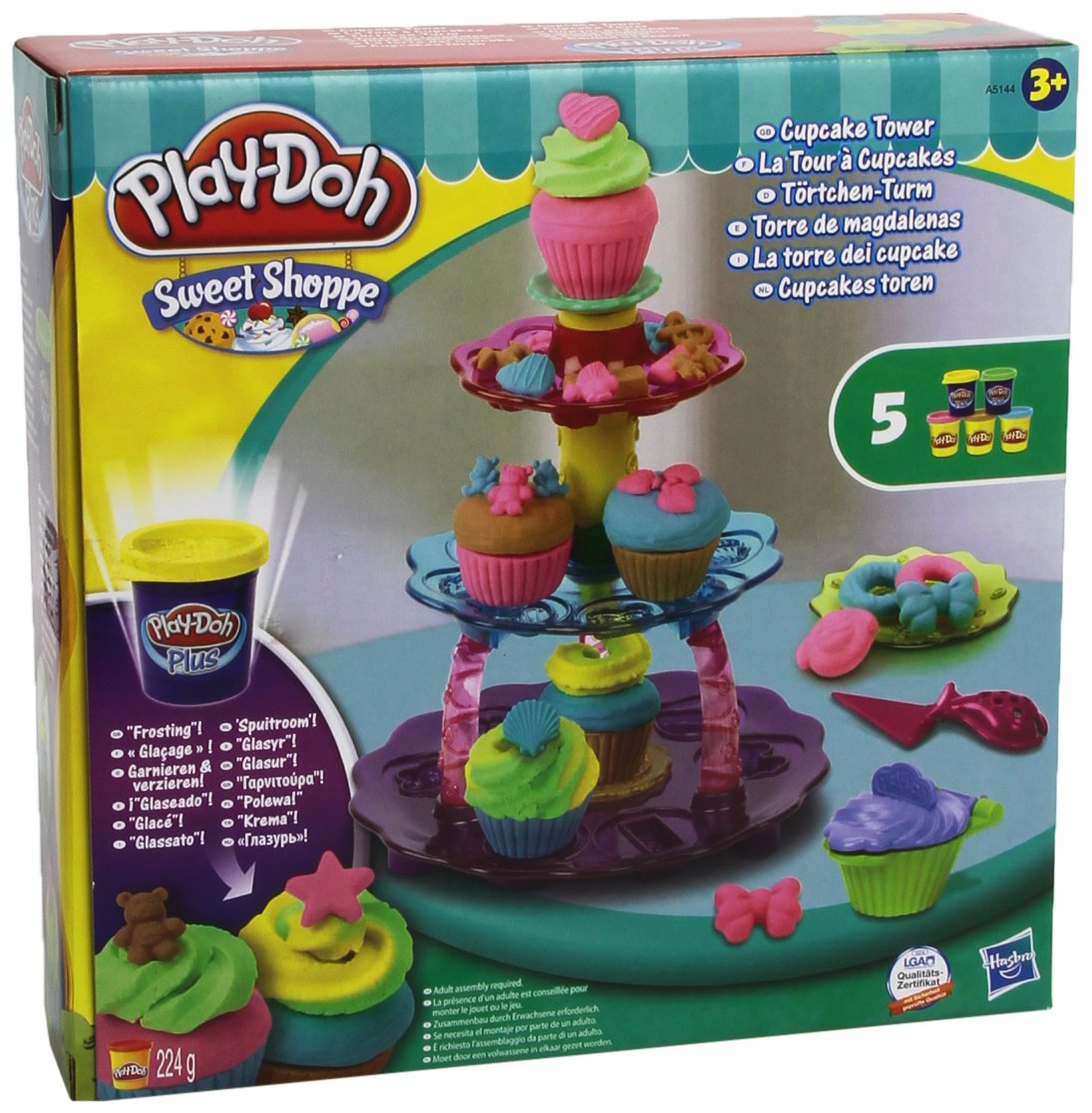 play doh cupcake tower