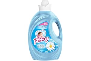 Fleecy Liquid Fabric Softener - Fresh Air - Premium Laundry Softener for Enhanced Comfort and Softness, 3.5 Liters for 148 Lo
