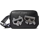 Karl Lagerfeld Women's Maybelle Choupette Crossbody Handbag | 9 x 6 x 3 In, Multiple Patterns &amp; Colors, Work, Travel, On-the-Go