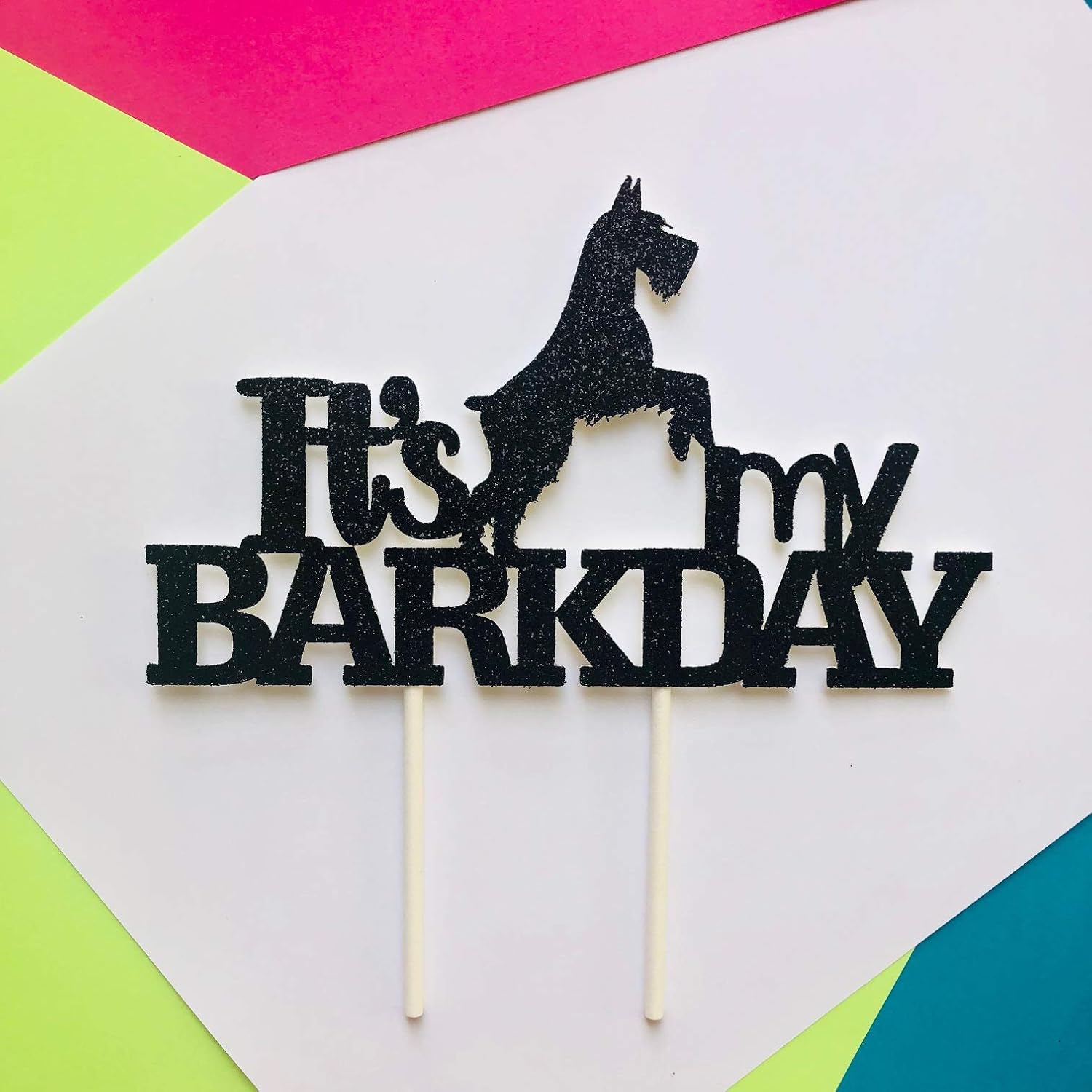 schnauzer birthday cake