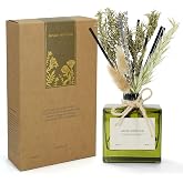 GAGINGOOLD Reed Diffuser, 6.09 oz French Juniper Lavender Scent Diffuser with Sticks &amp; Dried Flowers, 120 Days Long Lasting diffusers for Home, Elegant Fragrance for Bathroom Bedroom Decor Air Fresh