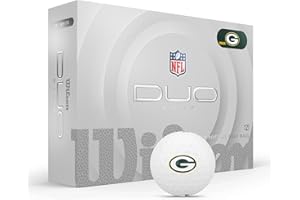 WILSON 2025 Duo Soft NFL Golf Ball - 12 Balls, White, Atlanta Falcons