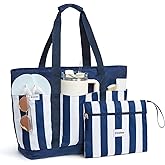 G4Free Beach Bag,Waterproof Beach Tote Pool Bags for Women,Compatible with Stanley Cup,Foldablefor Weekender Travel