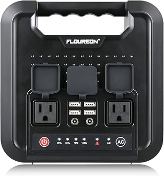Amazon Co Jp Floureon ポータブル電源 純正弦波 2wh mah 大容量 バッテリー 4usb 2ac Dc出力対応 家庭用蓄電池 バックアップ 車中泊 キャンプ 地震 旅行 停電 予備電源 ポータブルバッテリー ノートパソコン スマホ タブレットなど対応 12ヶ月保証付き 日本