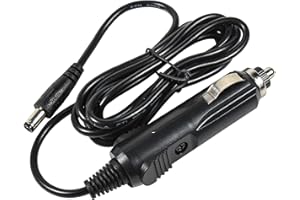 HQRP Car Charger for Uniden BC-350 BC350C BC350A BC355A BC355C Scanner, PRO340XL Mystic Portable CB Radio, 12-Volt Vehicle Po