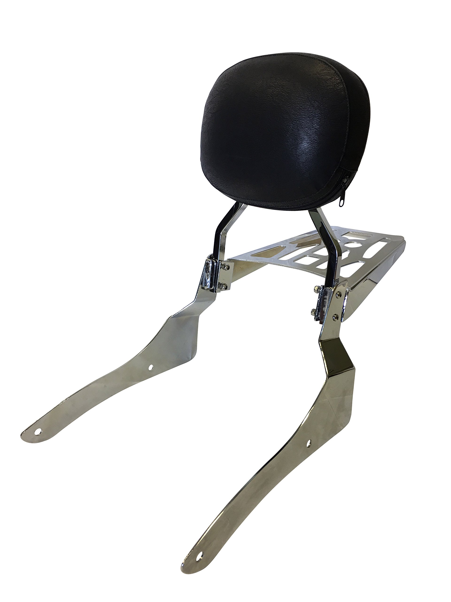 Buy Round Sissy Bar Backrest & Luggage Rack for 06+ Suzuki Boulevard