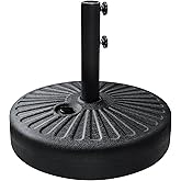 EliteShade Umbrella Base Water Filled Stand Market Patio Outdoor Heavy Duty Umbrella Holder(Black)