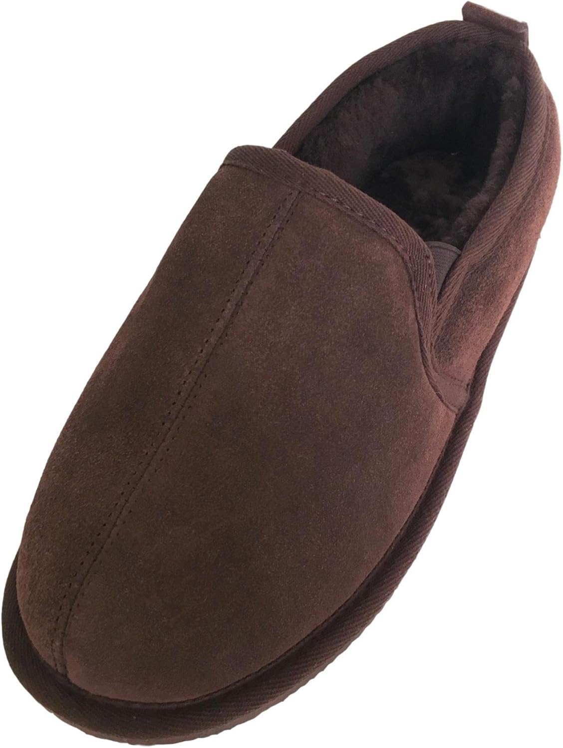 mens slipper boots with hard sole