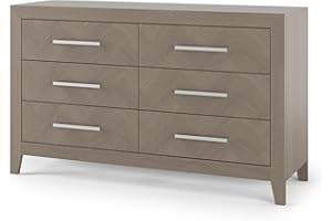 Child Craft 6-Drawer Kieran Dresser for Nursery or Bedroom, Plenty of Storage, Anti-Tip Kit Included to Prevent Tipping, Non-Toxic, Baby Safe Finish, Ready-to-Assemble (Crescent Gray)
