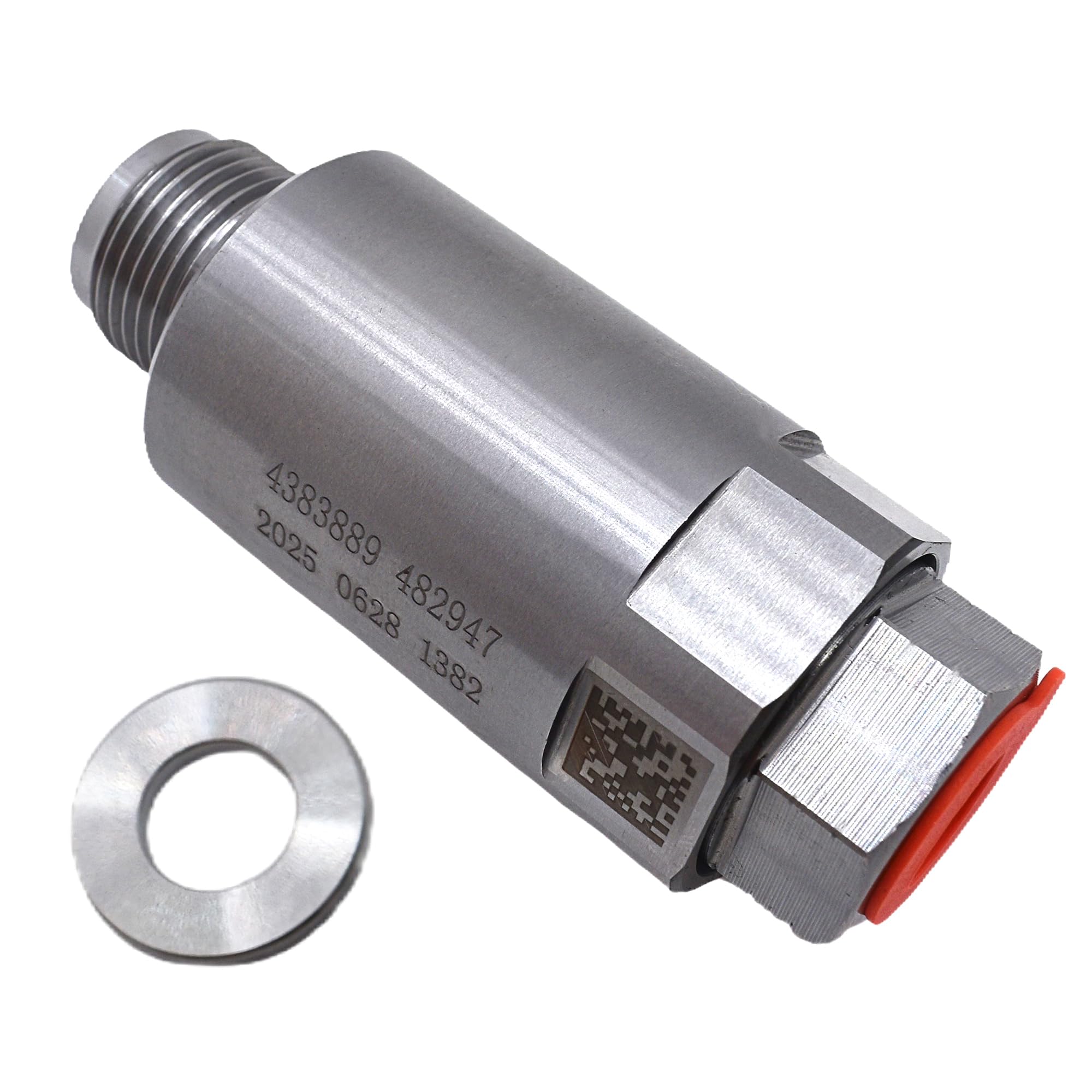 Photo 1 of 4307195 2130086 5473196 2872401 Common Rail Relief Valve Pressure Valve Compatible With Cummins Engine XPI EPA10 15L ISX QSX Engine/Scani.a DC09 DC13 DC16 Engine XPI P G R T