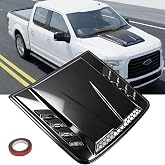 PIRXXIY Hood Vents for Cars, Universal Hood Air Vent Cover, Car Engine Hood Vents for Trucks, Compatible with Dodge Ram 1500 2500 3500,Chevy Silverado, F-150, F-250, F-350, Black