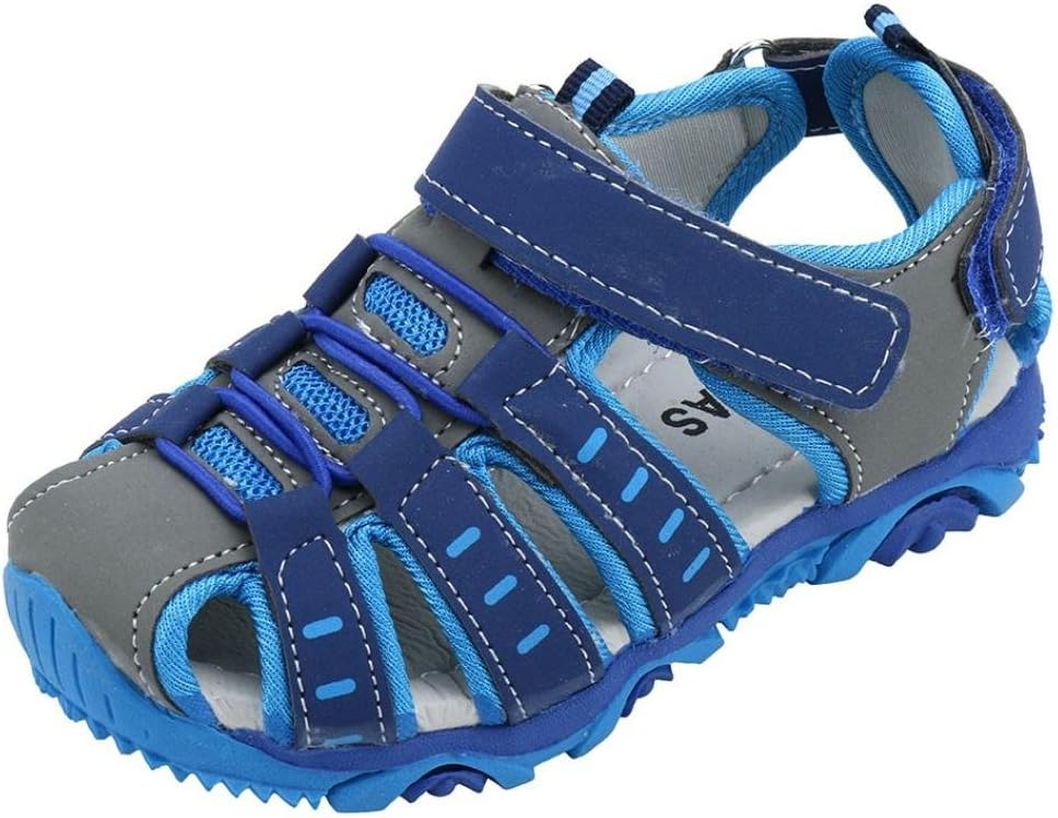 for 1-9 Years Kids, Summer Toddler Kids Baby Boy Girl Closed Toe Beach Sandals