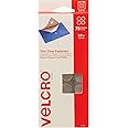 VELCRO Brand - 91302 Thin Clear Dots with Adhesive | 75count | 5/8" Circles | For Crafting School Projects, Home and Office O
