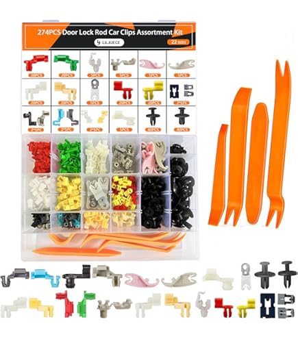 Amazon.com: 50 Door Lock Rod Clips 5/32