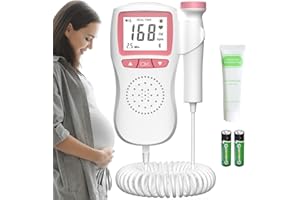 19 ACRES Fetal Heartbeat Doppler Belt Baby Fetal Heartbeat Monitor Bandage for Pregnancy Women Easy to use Bag