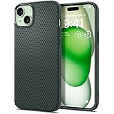 Spigen Liquid Air Designed for iPhone 15 Case (2023) [Military-Grade Protection] - Abyss Green