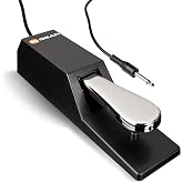 M-AUDIO SP-2 Universal Sustain Pedal | Classic Piano-Style Pedal, Universal Compatibility with MIDI Keyboards, Pianos, and Synthesizers