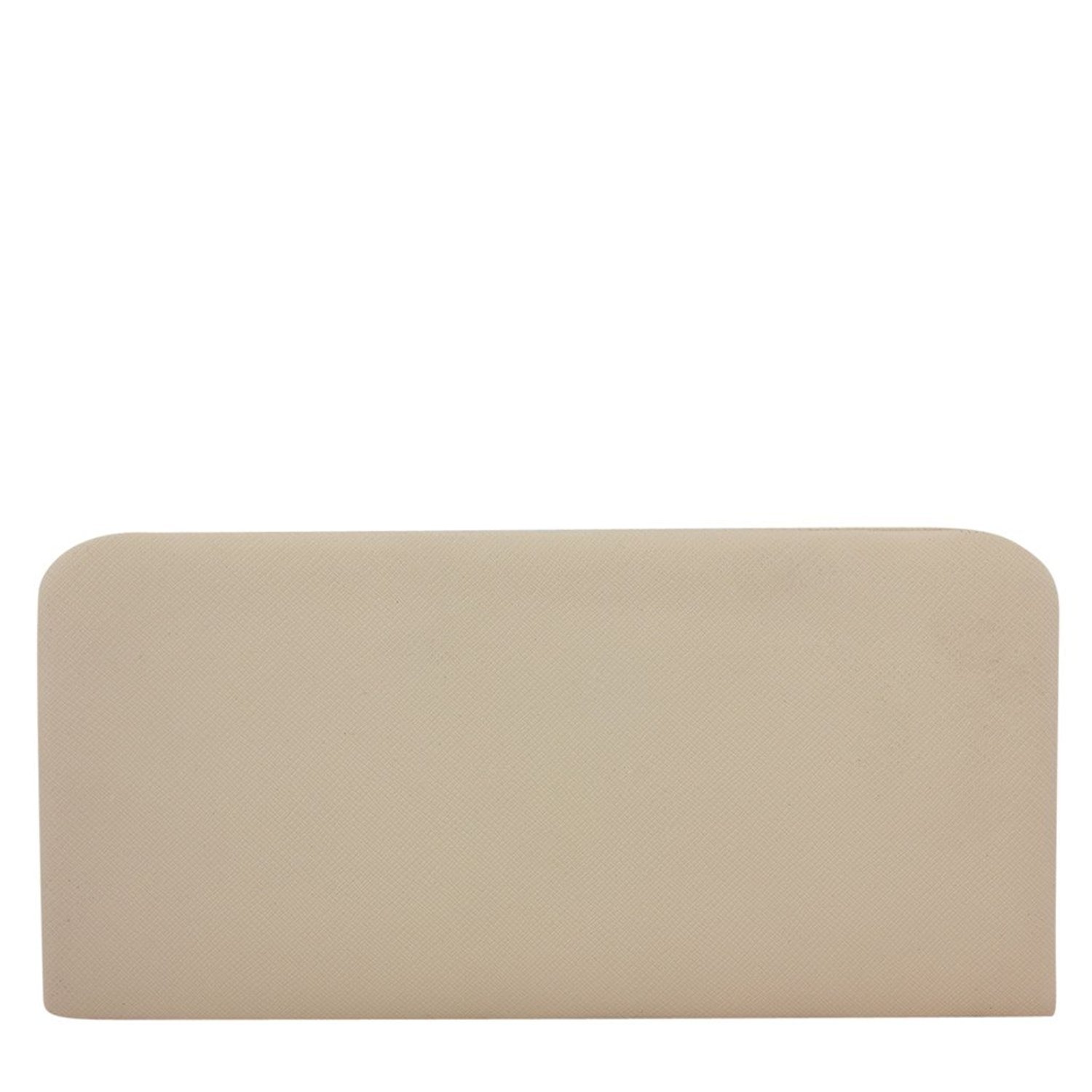 salebox women's double buckle handbag with wallet(cream) - combo pack of 2