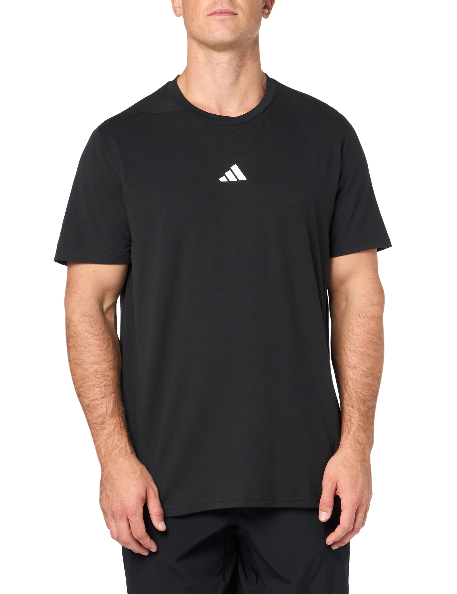 adidas Men’s Designed for Training Workout T-Shirt, Black