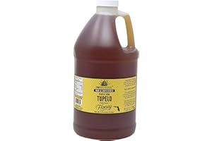 Honey Feast Tupelo Honey 6lb - Authentic Florida Honey from Black Gum Tupelo & Holly Blend, Raw Honey Bulk, Pure American Honey from Central Florida Apiary