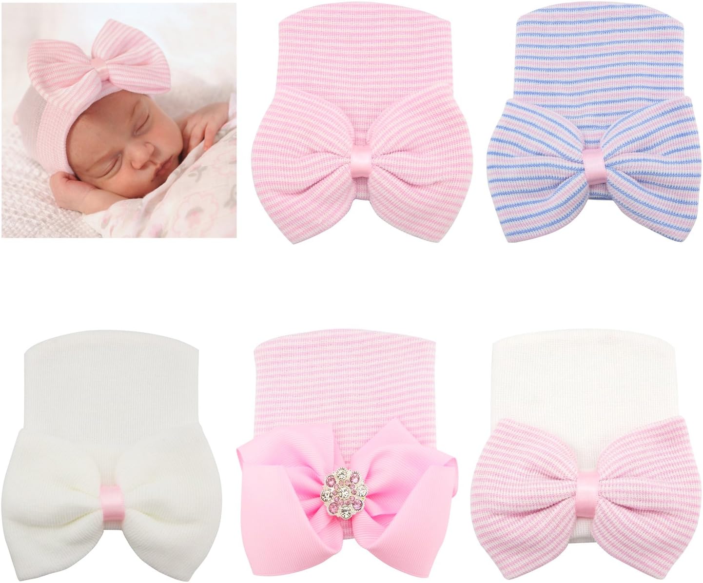 preemie headbands bows