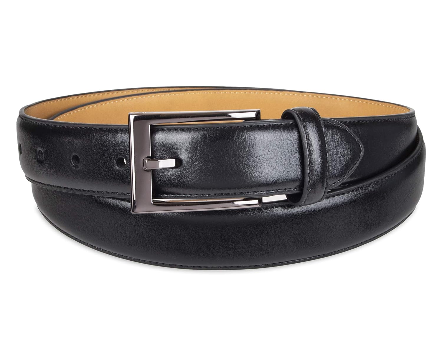 Бежевое Платье Черный Ремень фото 32