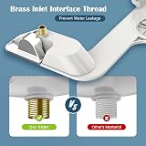 WITHLENT Bidet Toilet Attachment UK Non-Electric Cold Water Dual Nozzles Brass view 5