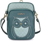 CHALA UNI Cellphone Xbody - Womens RFID Protected Faux Leather Crossbody Bag with Adjustable Strap