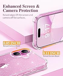GVIEWIN for iPhone 16 Case, with Screen Protector