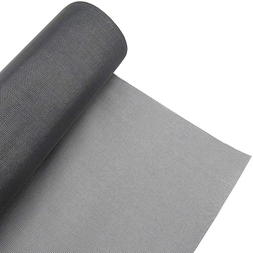 Loboo Idea Fiberglass Window Screen Mesh, Replaceable Window Screens Mesh/Insect Barrier Screen for Fiberglass Door, Window Screen and Courtyard Wall (150x300cm (59x118.11 Inches), Gray)