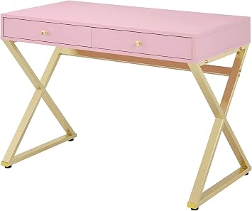 pink desk