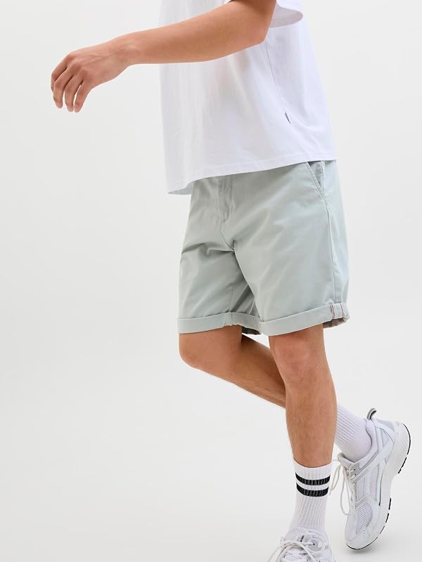 Pantaloncini da Uomo Jpstbowie Solid SRT SN, Grigio Acqua, L