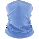 Kids Fleece Neck Warmer Gaiter - Winter Face Cover for Snow Play & School - Warm Elastic Tube Scarf for Boys & Girls