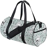 MNSRUU Duffel Bags Vintage Goth Skull Sports Gym Bag Travel Luggage Overnight Bags for Men Women Duffel Bags for Traveling