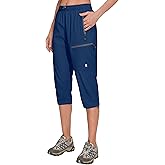 Little Donkey Andy Women's Quick Dry 3/4 Pants Capri Shorts Lightweight Hiking Travel Casual