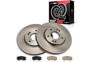 Torchbeam Front Brakes and Rotors Kit Brake Pads Brake Rotors and Pads Compatible with Kia 2010-2011 Soul 2.0L,11" Automotive Replacement Brake kits