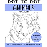 Dot to Dot Flowers for Adults: Flowers Connect the Dots Book for Adults ...